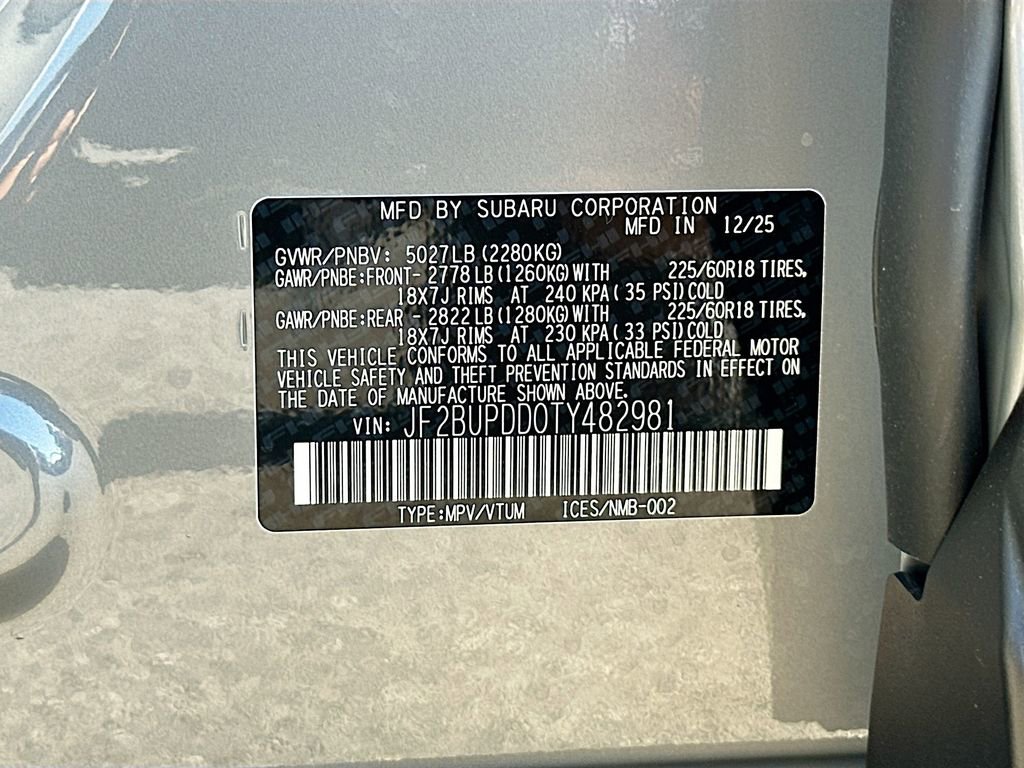 New 2026 Subaru Outback Limited AWD/4WD image 33