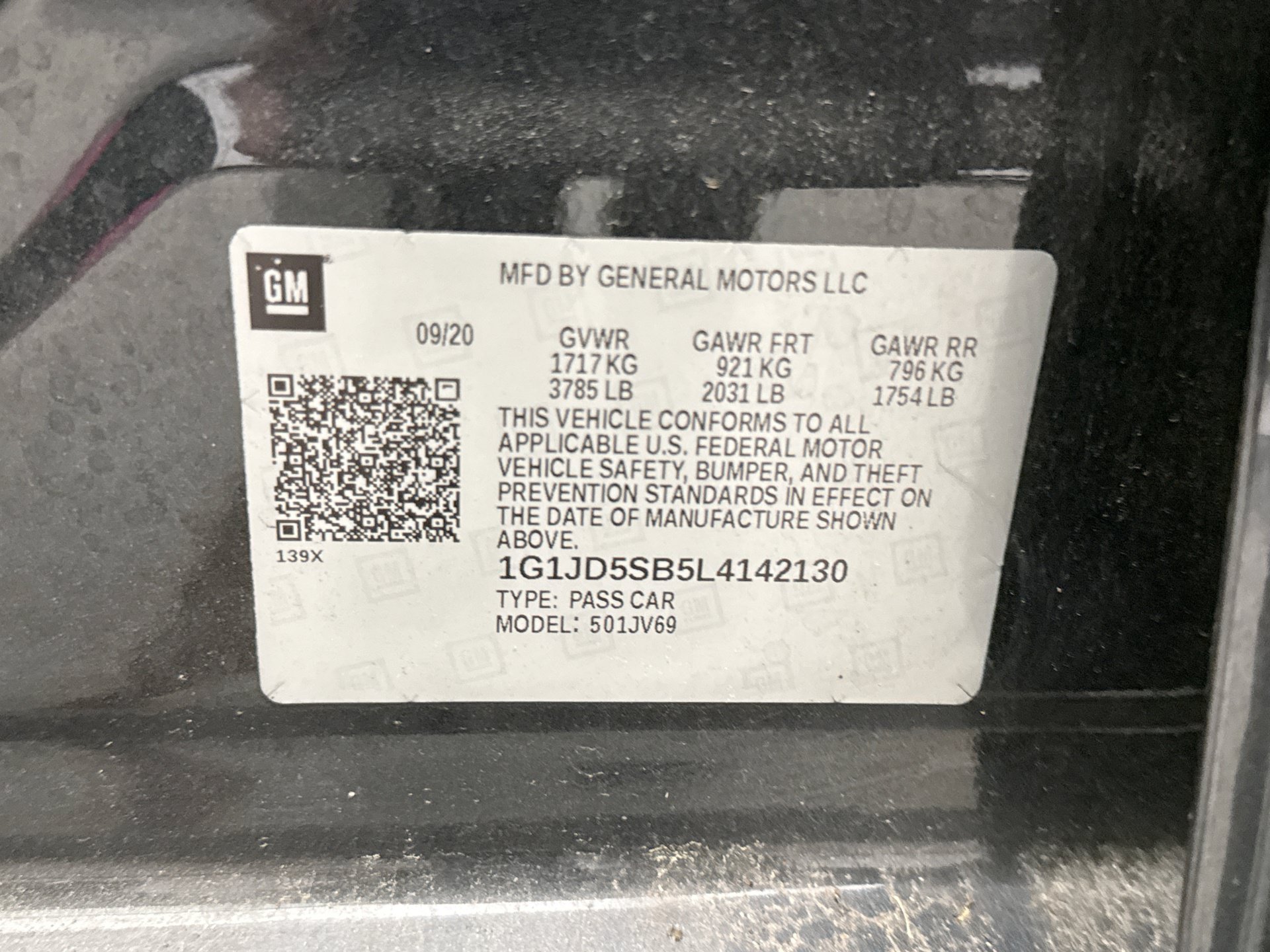 Used 2020 Chevrolet Sonic LT FWD image 12