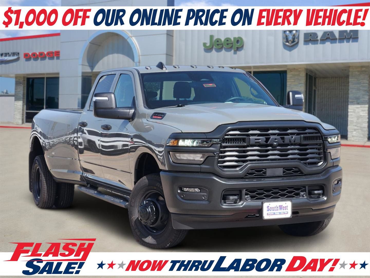New 2026 RAM 3500 Tradesman AWD/4WD 360° Tour