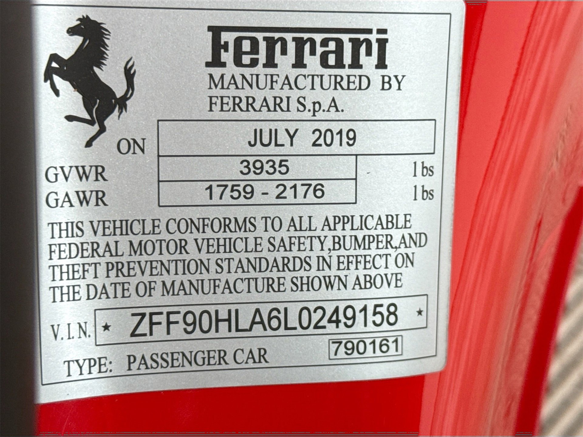 Certified 2020 Ferrari 488 Pista Coupe image 28