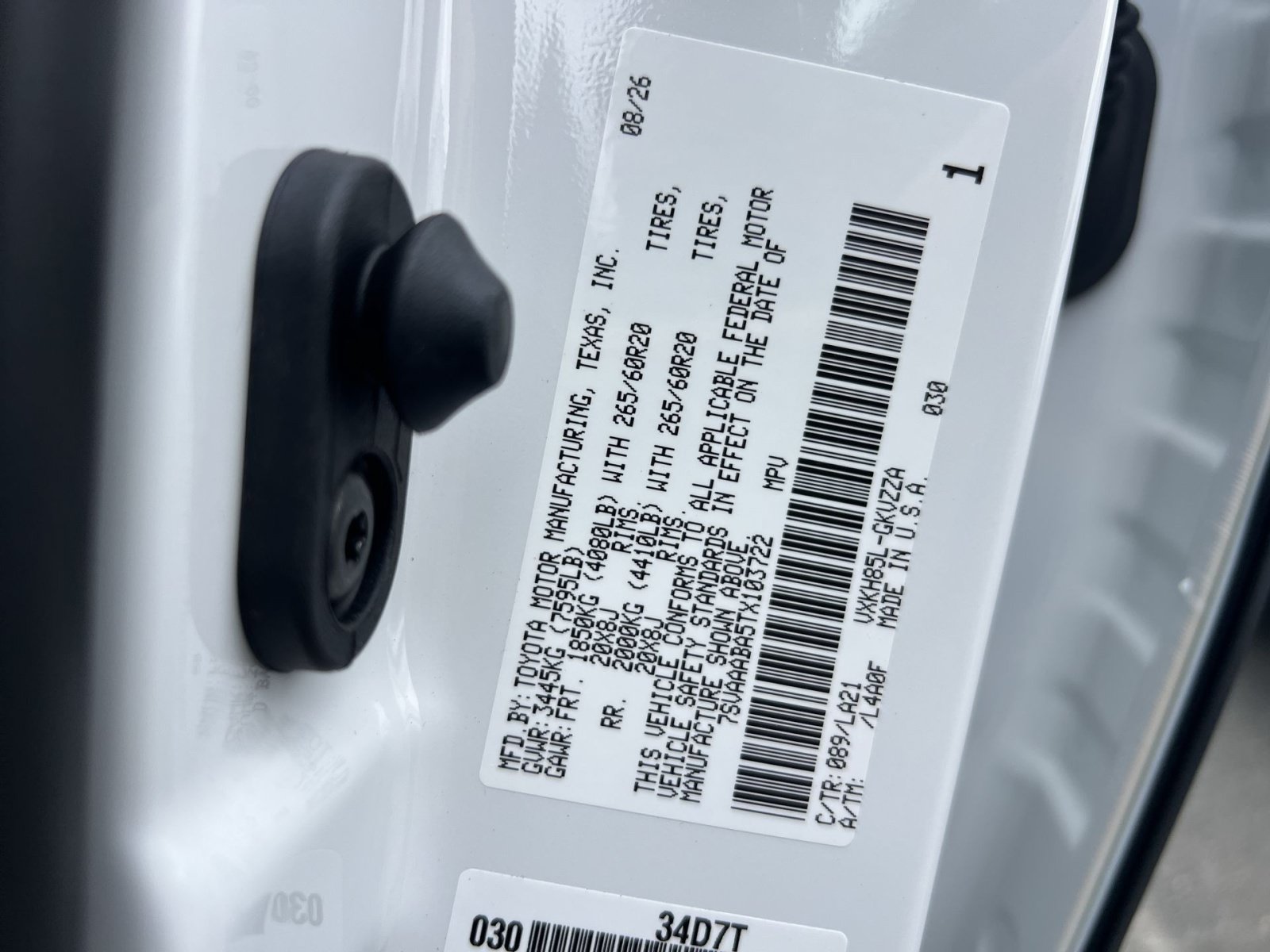 New 2026 Toyota Sequoia Platinum AWD/4WD image 22
