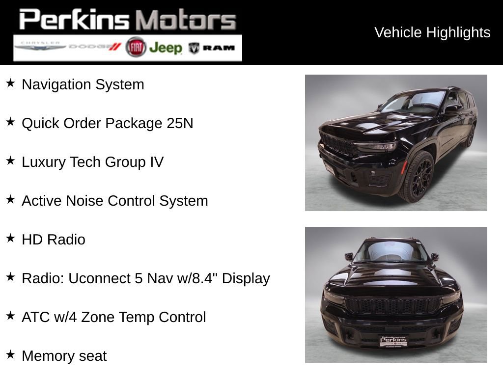 Used 2022 Jeep Grand Cherokee L Overland w/ Luxury Tech Group IV image 2