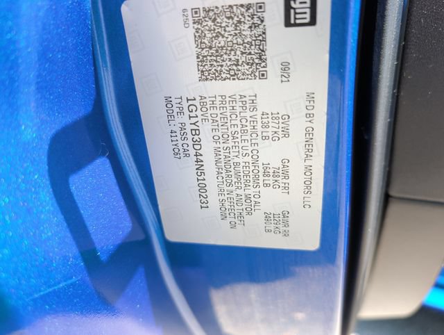 Used 2022 Chevrolet Corvette Stingray Preferred Conv w/ Z51 Performance Package RWD image 31