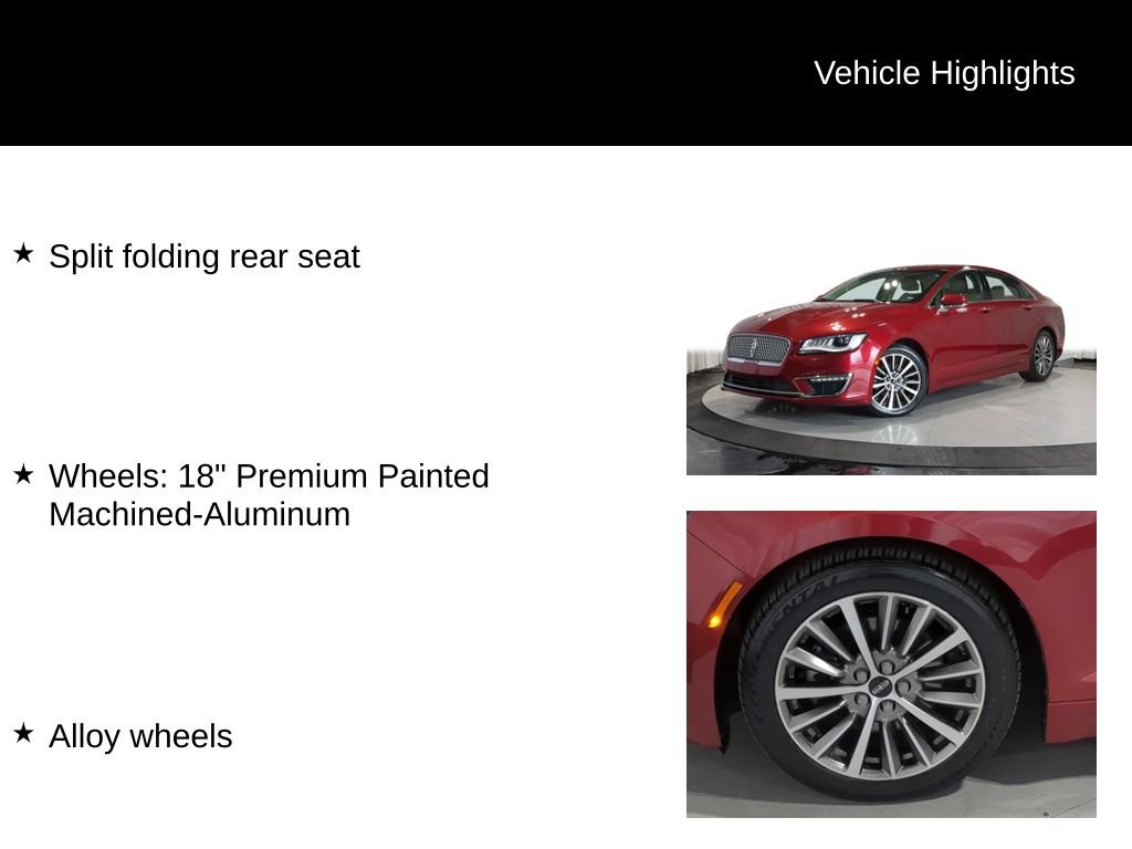 Used 2017 Lincoln MKZ Premiere FWD image 19