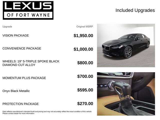 Used 2017 Volvo S90 T6 Momentum w/ Vision Package AWD/4WD image 4
