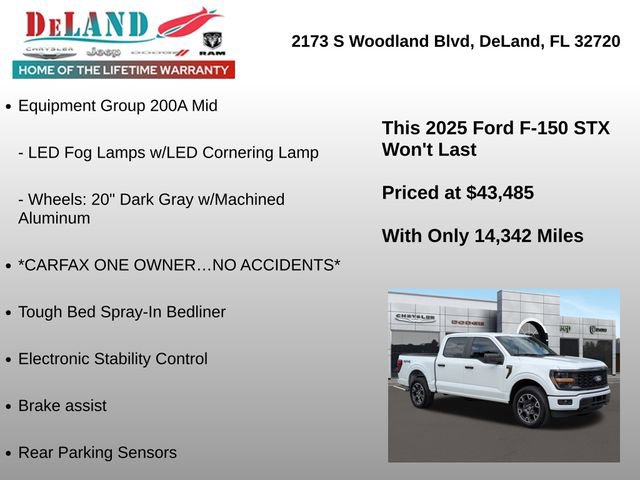 Used 2025 Ford F150 STX w/ Equipment Group 200A image 6