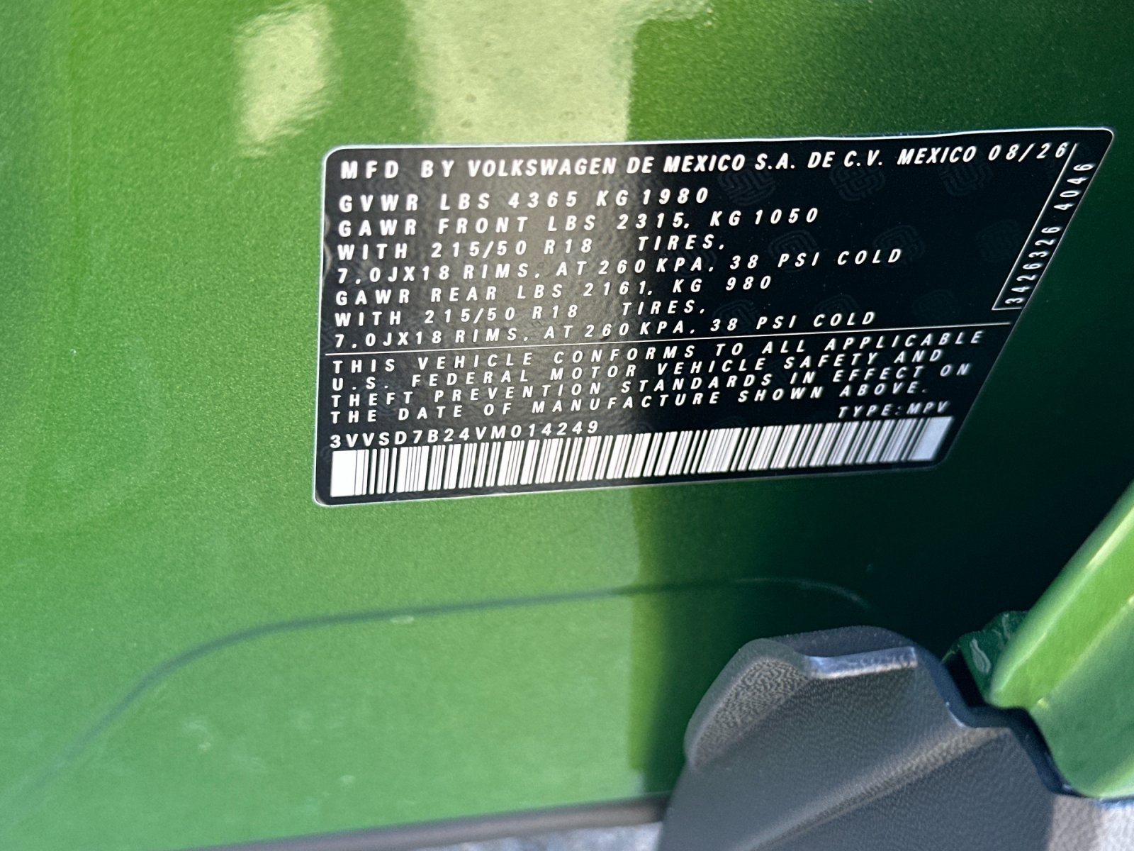 New 2027 Volkswagen Taos SE FWD image 28
