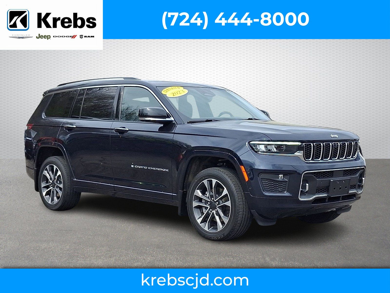 Certified 2023 Jeep Grand Cherokee L Overland w/ Advanced Protech Group III AWD/4WD image 1