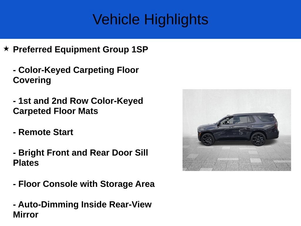 New 2026 Chevrolet Tahoe RST AWD/4WD image 3