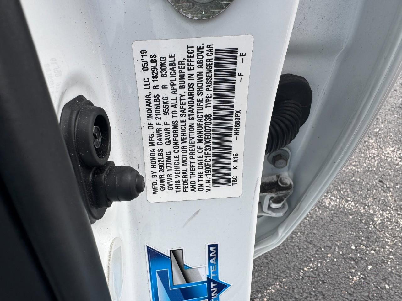 Certified 2019 Honda Civic EX image 26