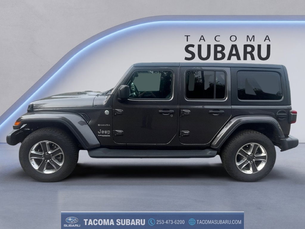 Used 2020 Jeep Wrangler Unlimited Sahara w/ Uconnect 4C Nav & Sound Group AWD/4WD image 2