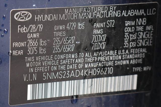 Used 2019 Hyundai Santa Fe SE w/ Cargo Package FWD image 16