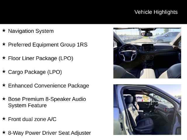 Certified 2023 Chevrolet Blazer RS w/ Enhanced Convenience Package AWD/4WD image 12