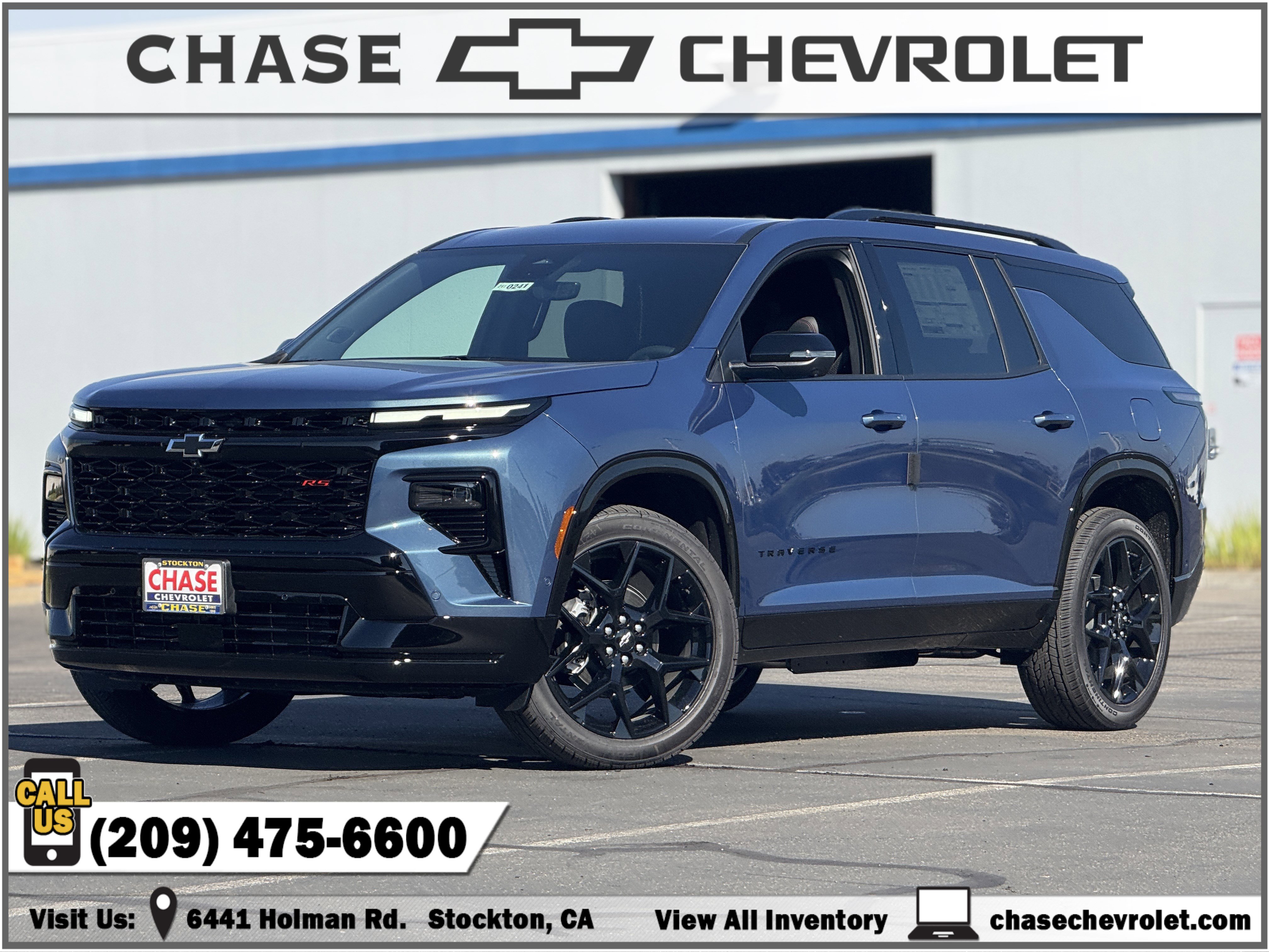 New 2026 Chevrolet Traverse RS w/ LPO, Floor Liner Package