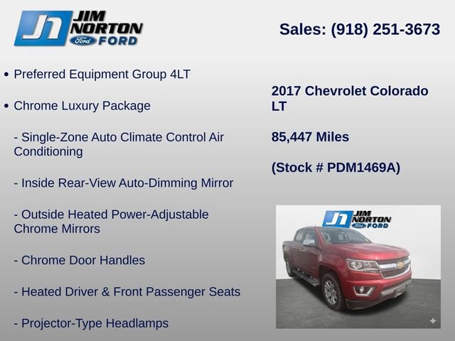 Used 2017 Chevrolet Colorado LT w/ Luxury Package, Chrome image 8
