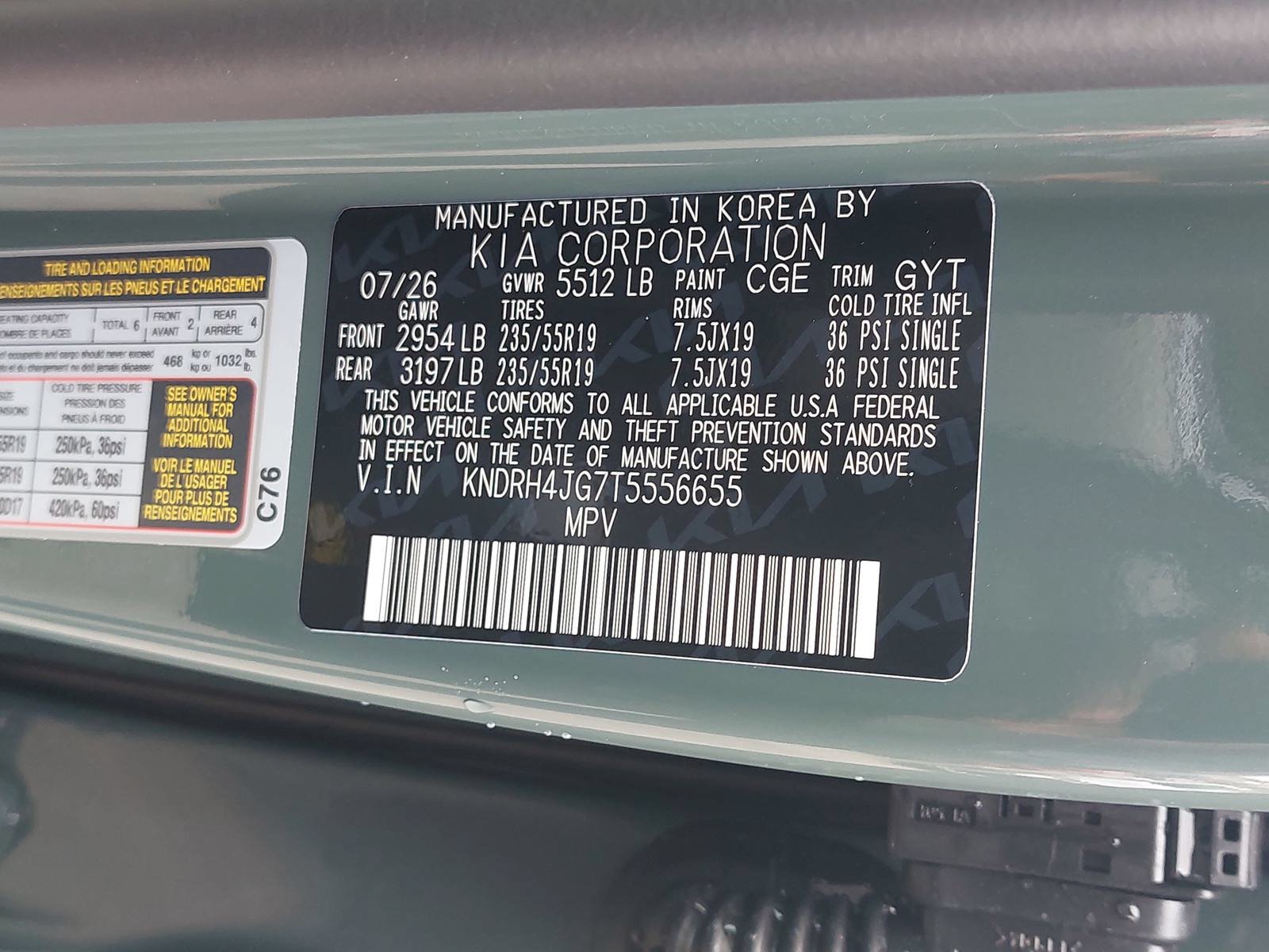 New 2026 Kia Sorento EX w/ EX Premium Package FWD image 35