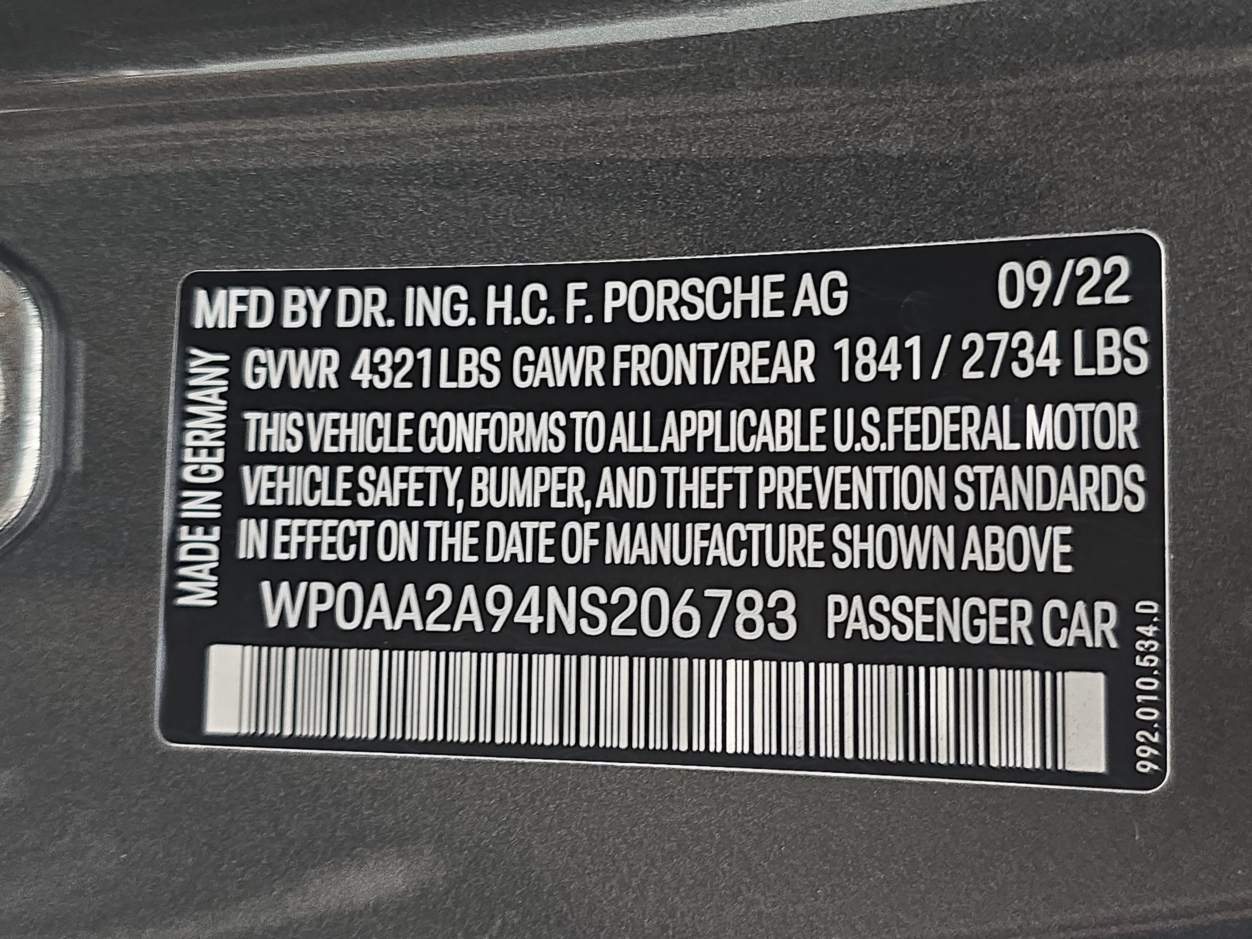 Certified 2022 Porsche 911 Carrera RWD image 37