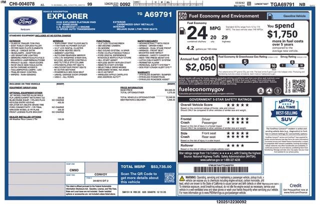 New 2026 Ford Explorer Platinum image 8