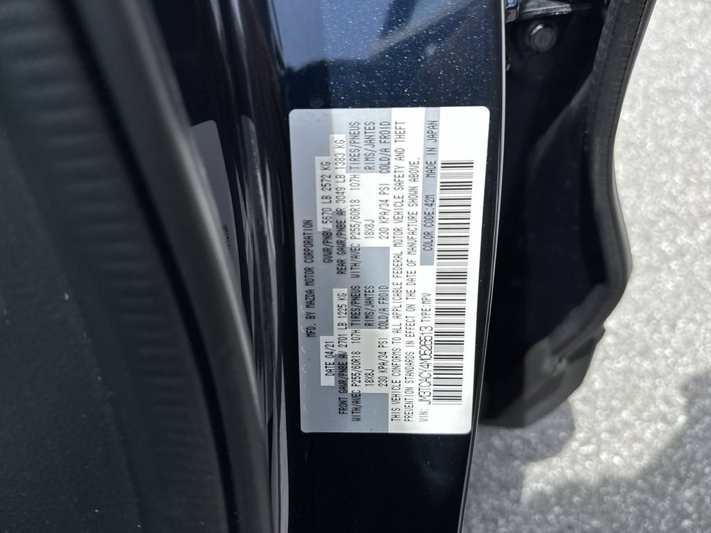 Certified 2021 MAZDA CX-9 Touring w/ Touring Premium Package FWD image 59