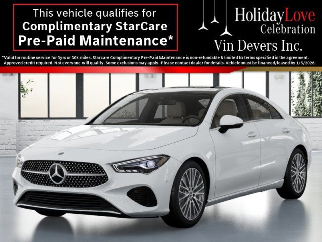 New 2025 Mercedes-Benz CLA 250 4MATIC w/ Winter Package