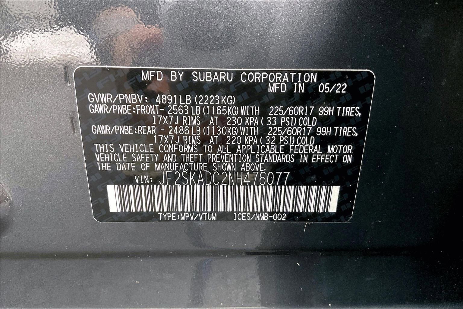 Certified 2022 Subaru Forester Premium image 30