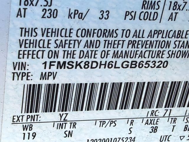 Used 2020 Ford Explorer XLT w/ Equipment Group 202A AWD/4WD image 33