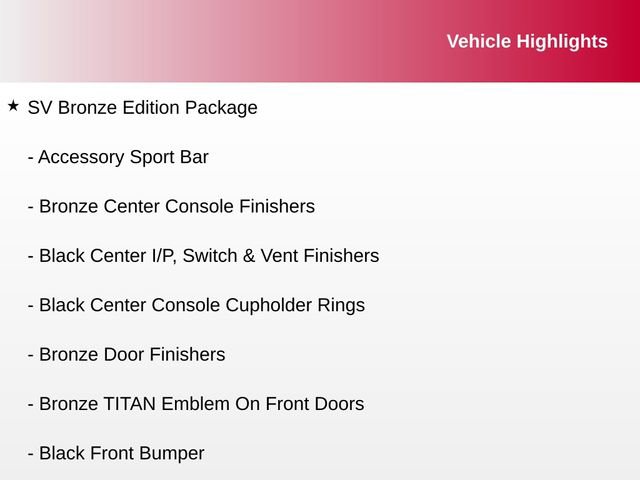 Used 2024 Nissan Titan SV w/ SV Bronze Edition Package image 8