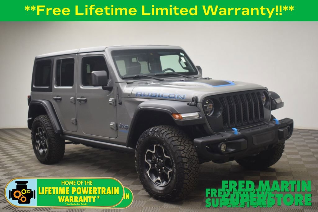 Used 2022 Jeep Wrangler Unlimited Rubicon 4xe w/ Steel Bumper Group
