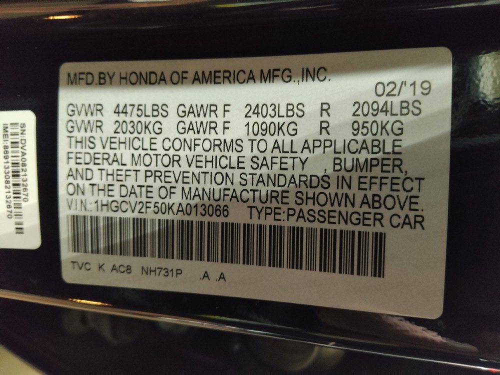 Used 2019 Honda Accord EX-L image 33