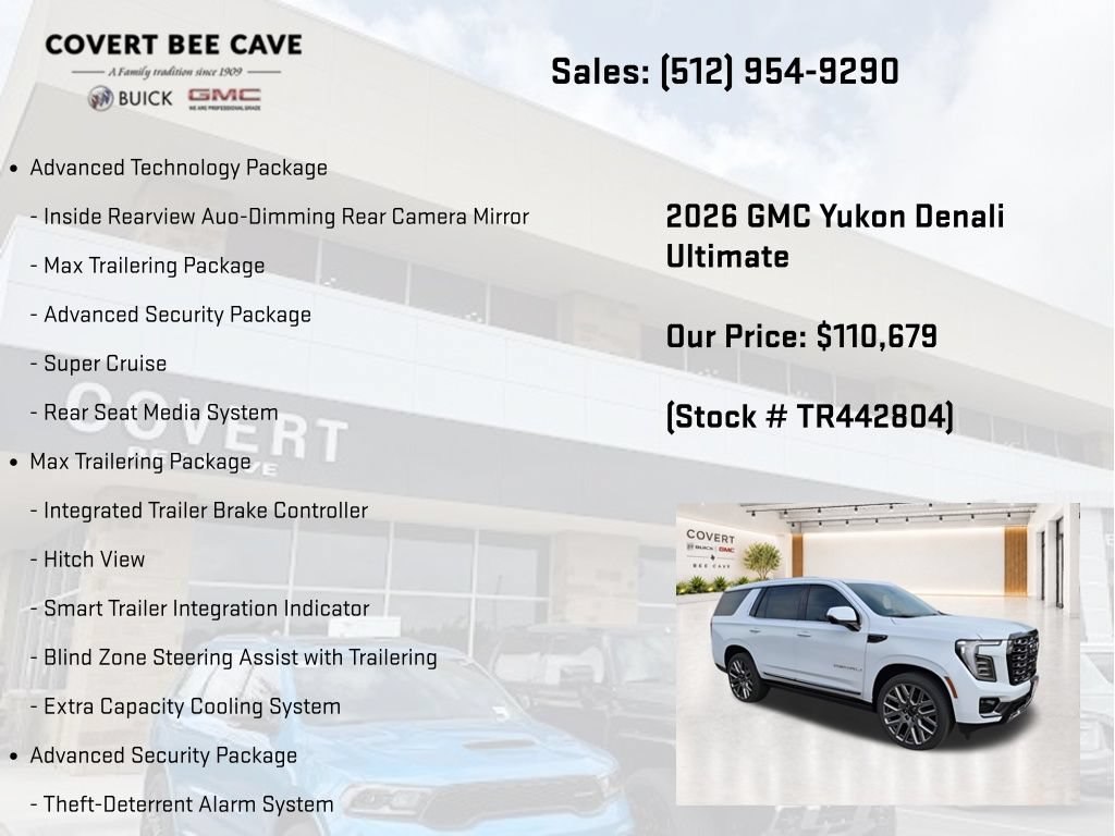 New 2026 GMC Yukon Denali Ultimate AWD/4WD image 19