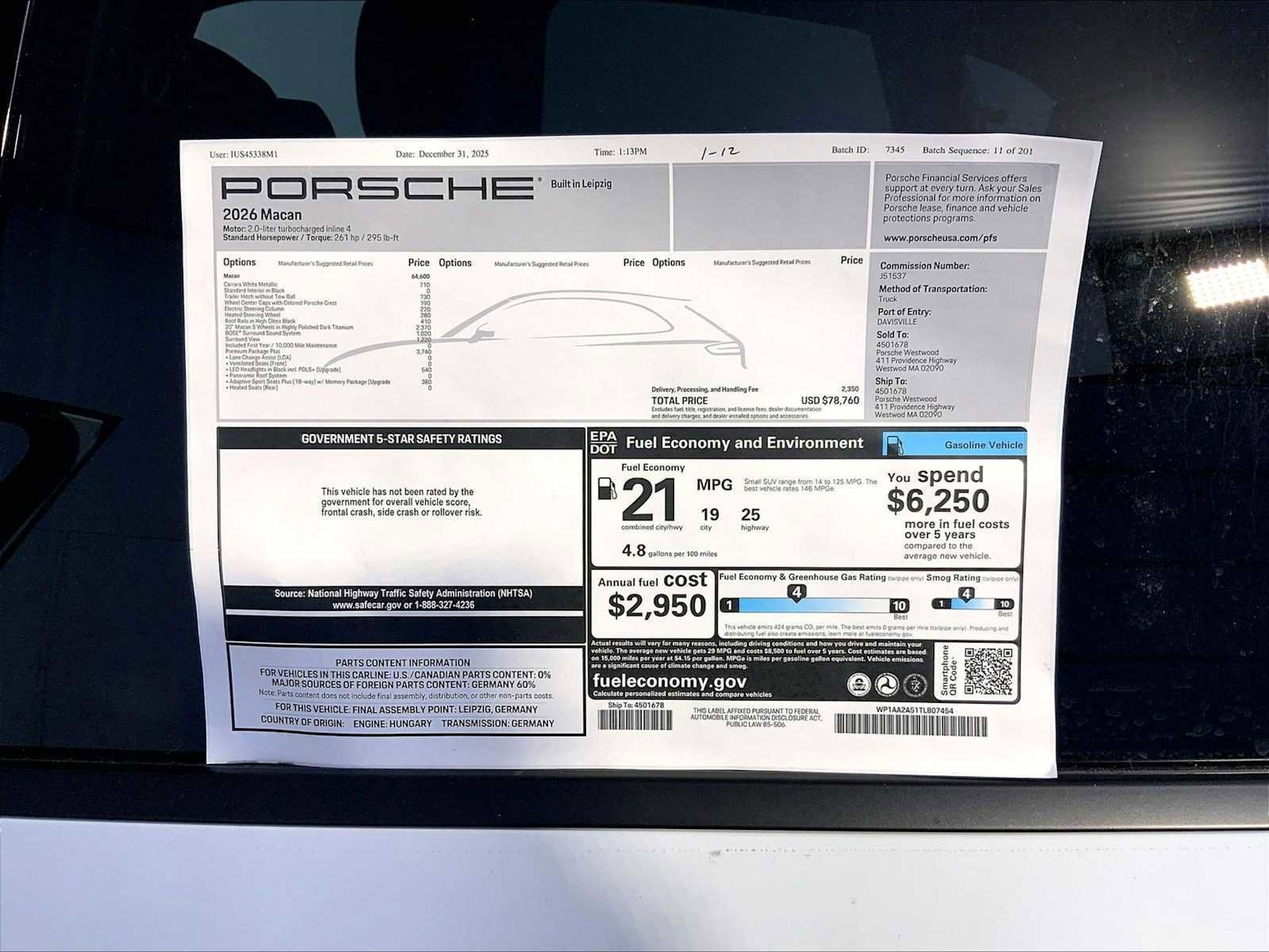 New 2026 Porsche Macan AWD/4WD image 24