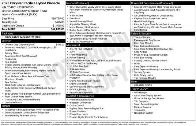 Used 2023 Chrysler Pacifica Pinnacle image 7