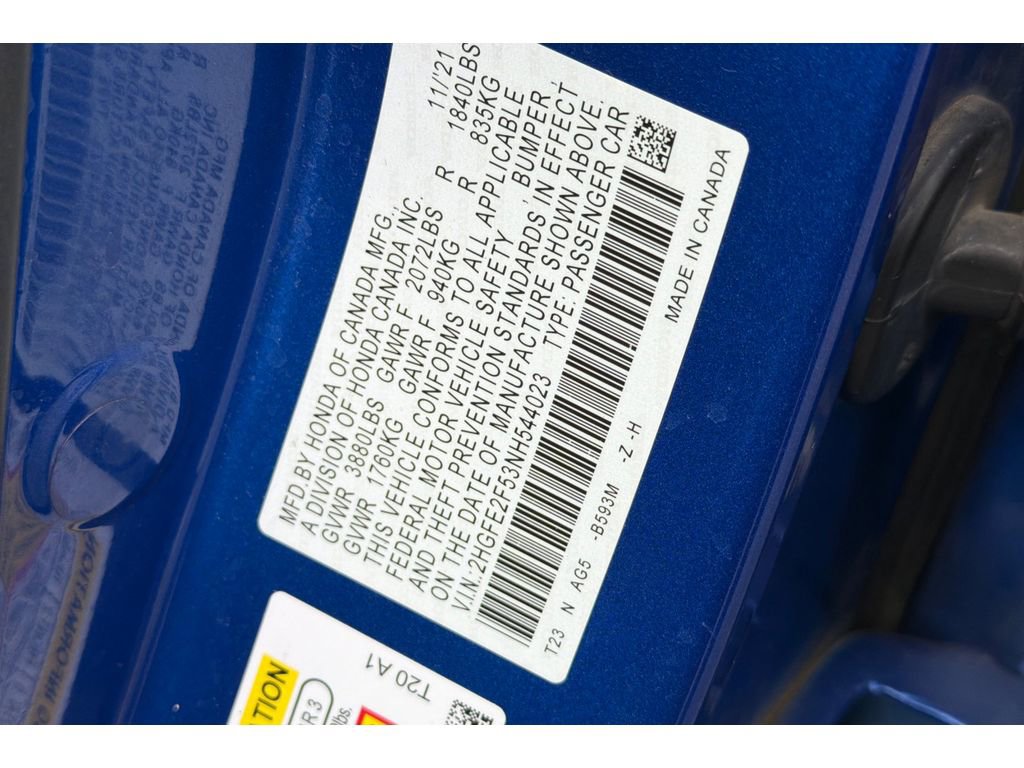 Used 2022 Honda Civic Sport image 31