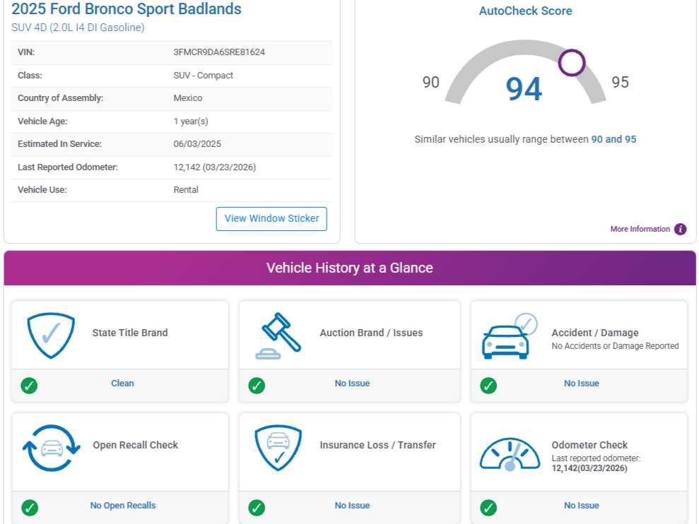 Used 2025 Ford Bronco Sport Badlands AWD/4WD image 4