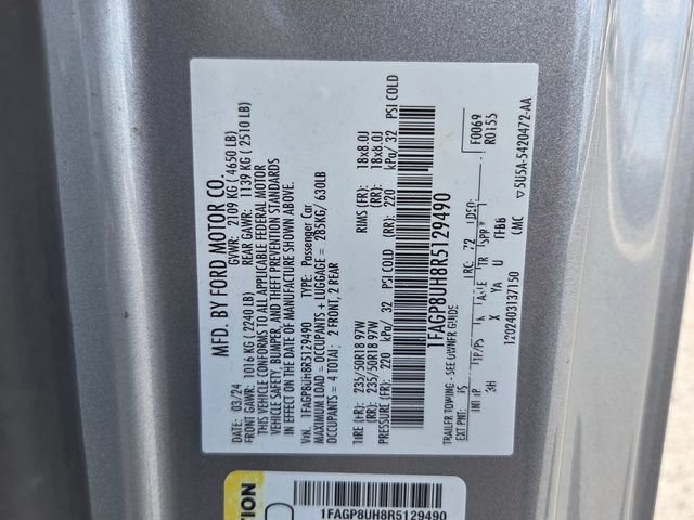 Used 2024 Ford Mustang Premium RWD image 19