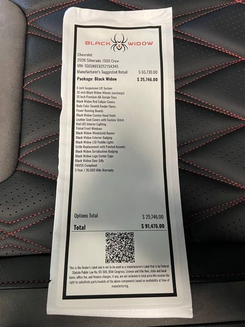 New 2026 Chevrolet Silverado 1500 RST image 2