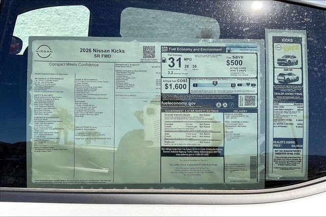 New 2026 Nissan Kicks SR w/ Cold Weather Package FWD image 17