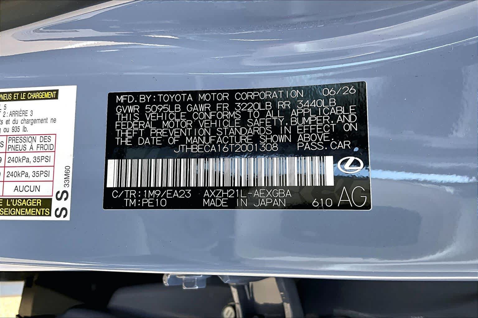 New 2026 Lexus ES 350h FWD image 22