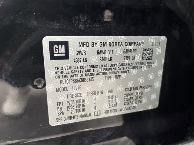 Certified 2019 Chevrolet Trax LT w/ LT Convenience Package image 33