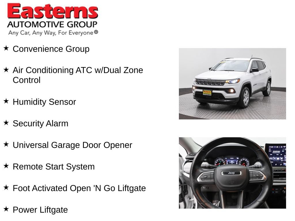 Used 2022 Jeep Compass Latitude w/ Convenience Group AWD/4WD image 12