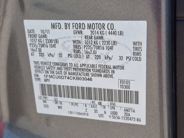 Used 2012 Ford Escape XLT FWD image 31