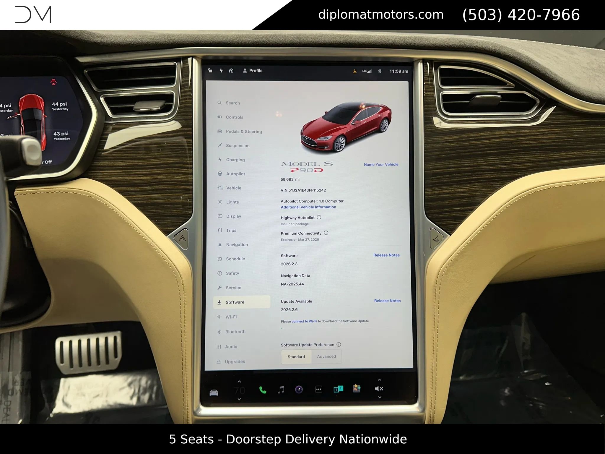 Used 2015 Tesla Model S P85D image 34