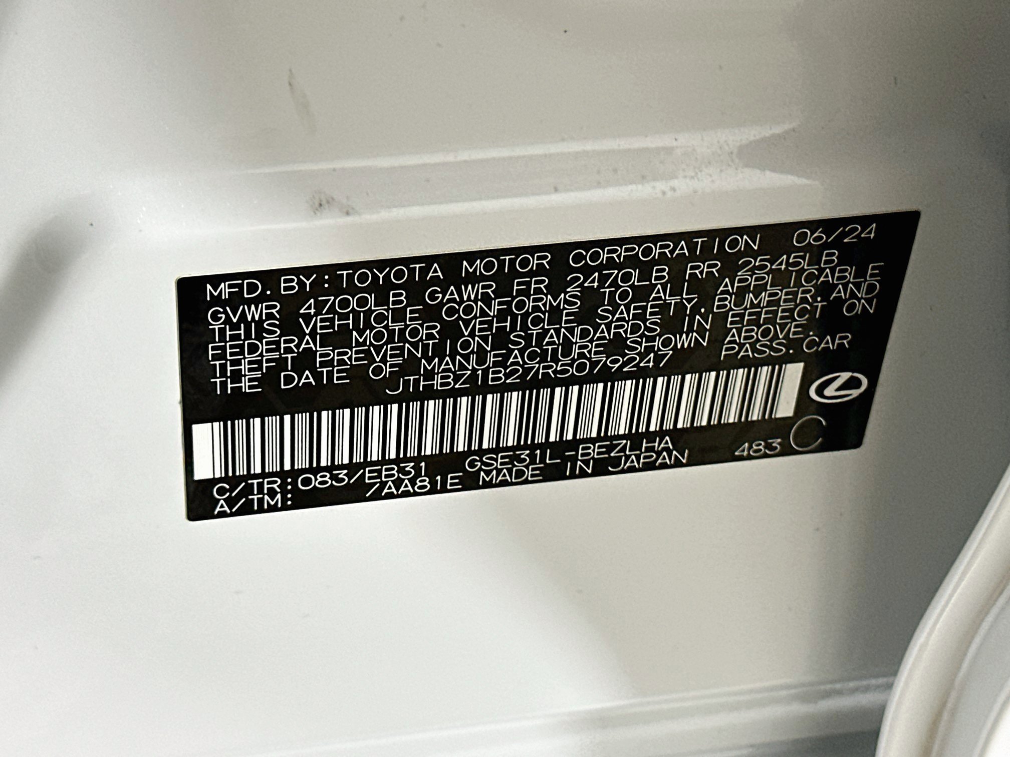 Used 2024 Lexus IS 350 F Sport RWD image 12