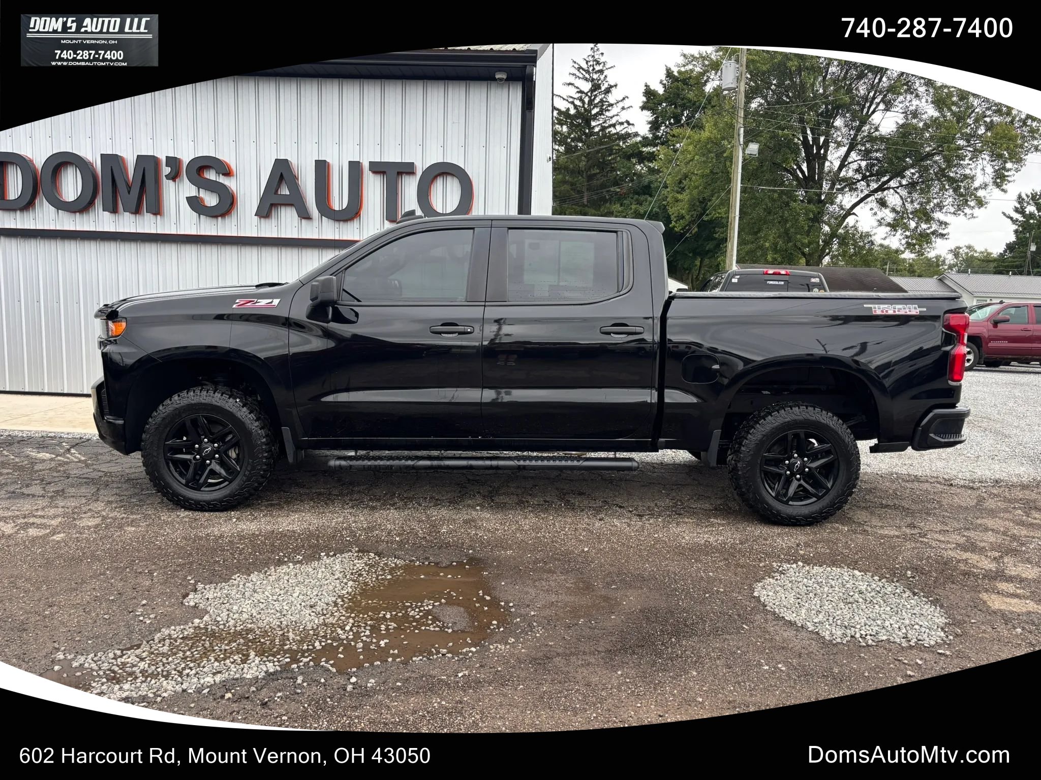 Used 2020 Chevrolet Silverado 1500 Custom Trail Boss w/ Custom Convenience Package AWD/4WD image 1