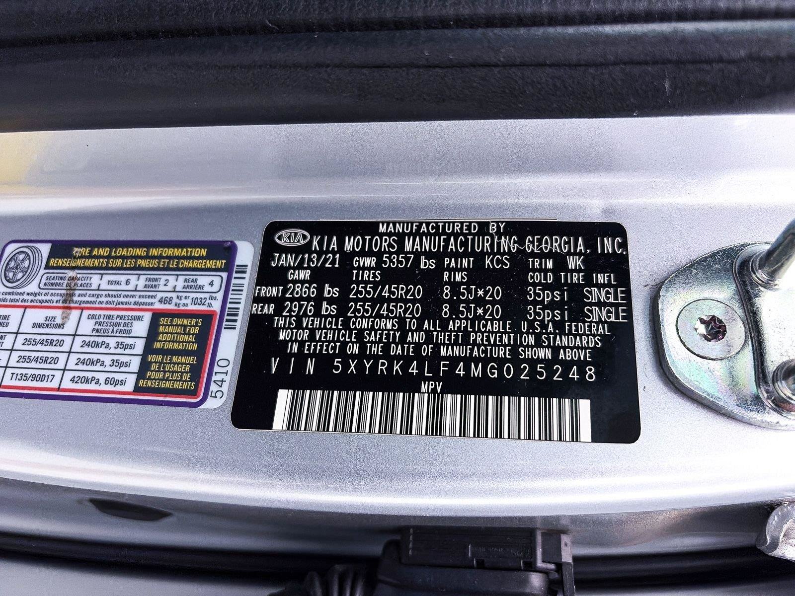 Used 2021 Kia Sorento SX FWD image 42