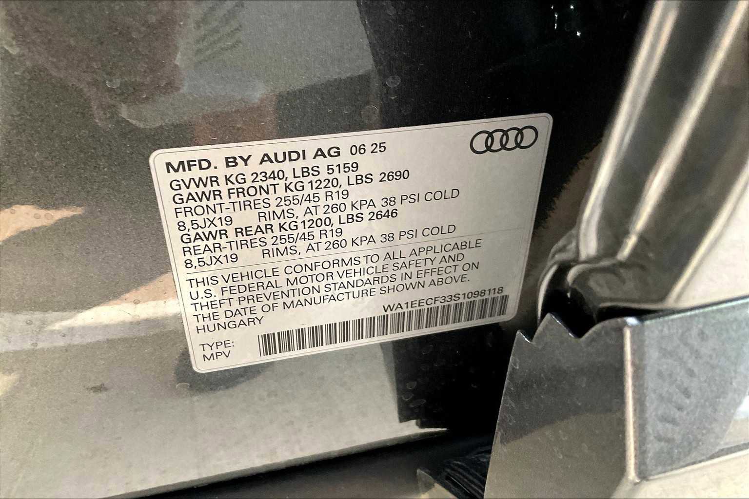 New 2025 Audi Q3 2.0T Premium Plus image 19