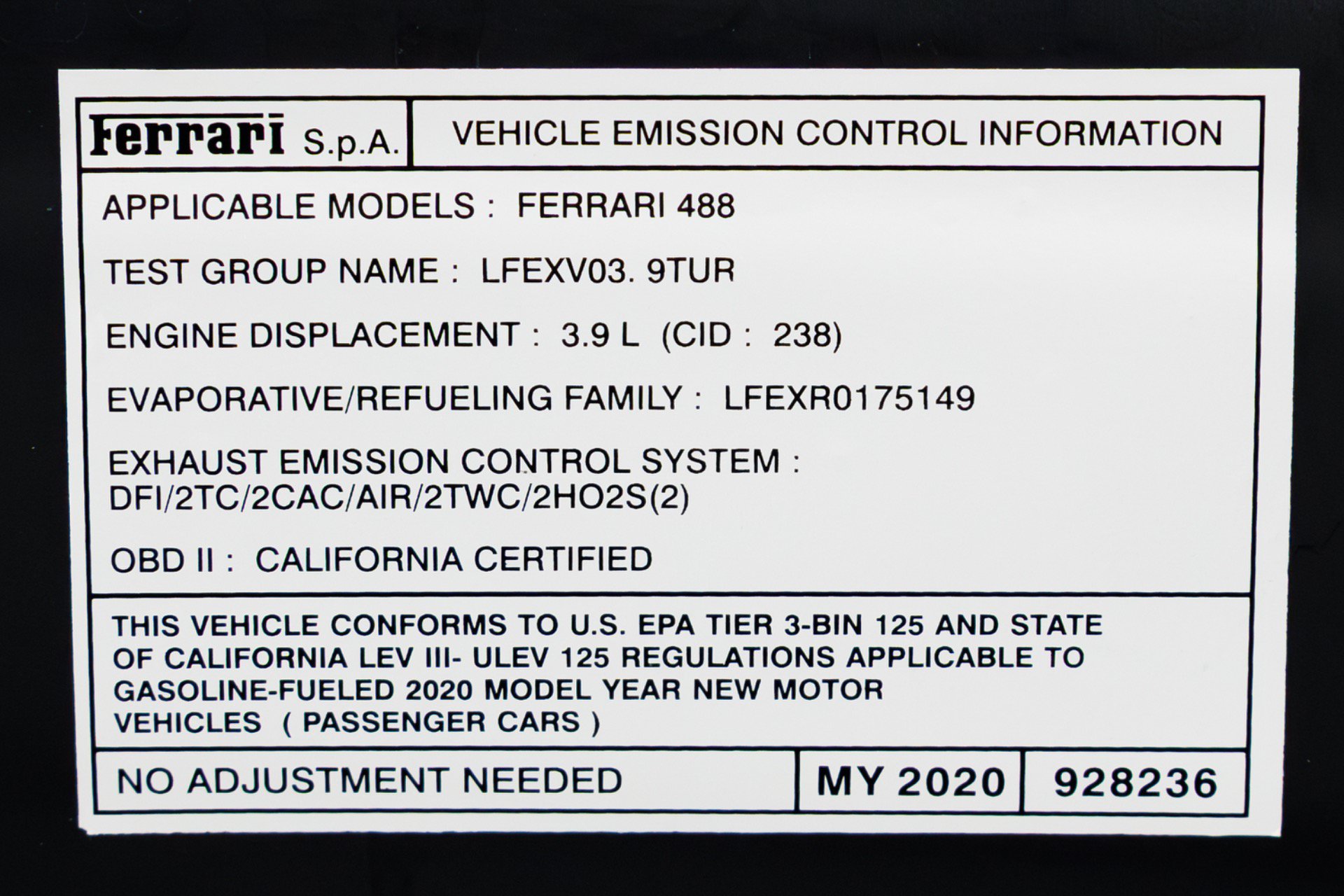 Used 2020 Ferrari 488 Pista Coupe RWD image 81