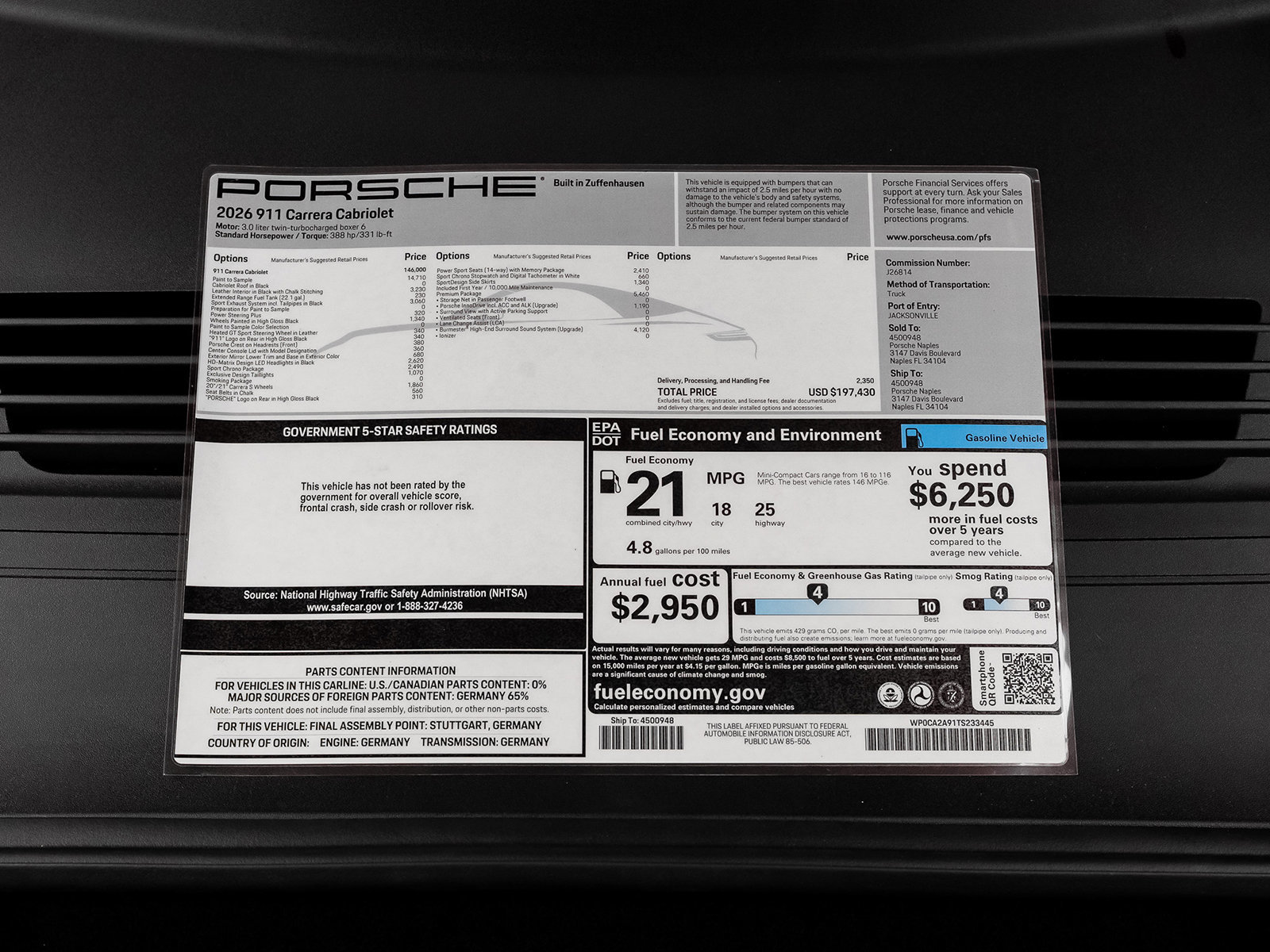 Used 2026 Porsche 911 Carrera RWD image 65