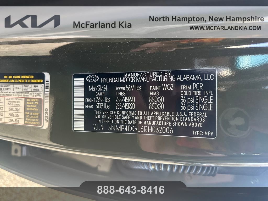 Used 2024 Hyundai Santa Fe Limited AWD/4WD image 14