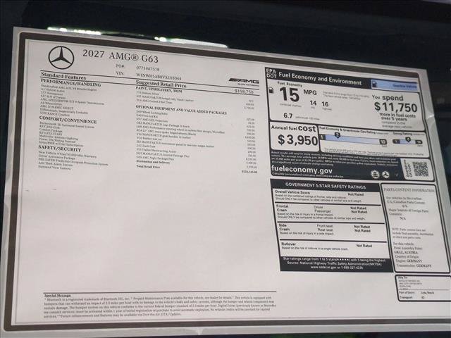 New 2027 Mercedes-Benz G 63 AMG 4MATIC image 18